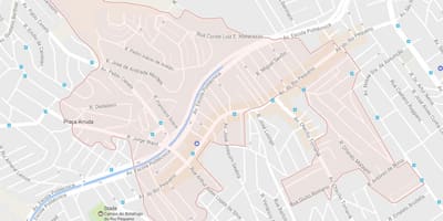 Mapa Rio-San Paulo Пекено
