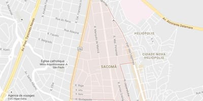 Mapa Sao Paulo Sacomã