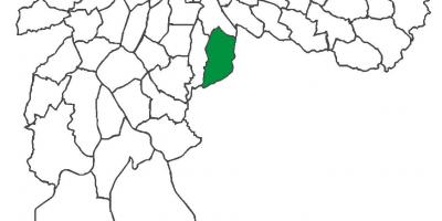 Mapa powiat Sacomã