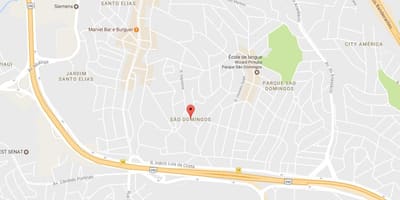 Mapa San Домингус-Sao Paulo