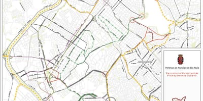 Mapa Santo Amaro Sao Paulo - dróg