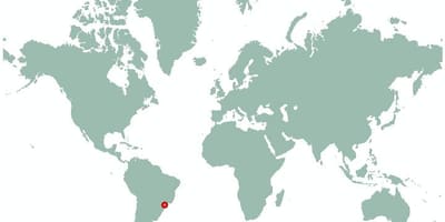 Mapa Sao Paulo w świecie