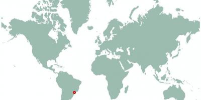 Mapa Sao Paulo w świecie