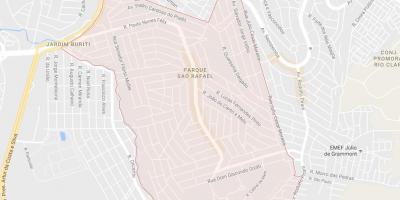 Mapa San Rafael-San Paulo