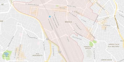 Mapa stacji São Paulo