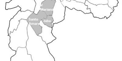Mapa strefy Centro-Sul-Sao Paulo