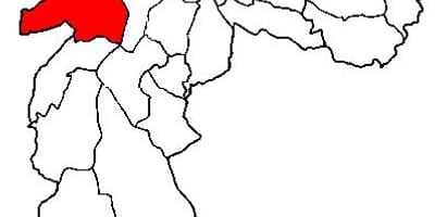 Mapa супрефектур Butantã Sao Paulo