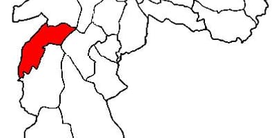 Mapa супрефектур Campo лимпу-Sao Paulo
