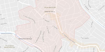 Mapa Sao Paulo Vila Матильде