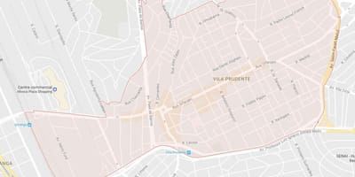 Mapa Sao Paulo Vila Prudente