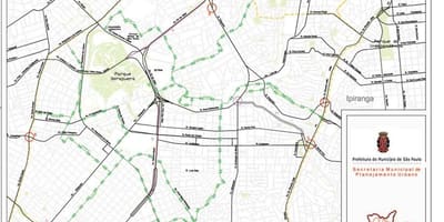 Mapa Vila Mariana Sao Paulo - dróg