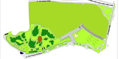 Mapa parku Villa-lobos