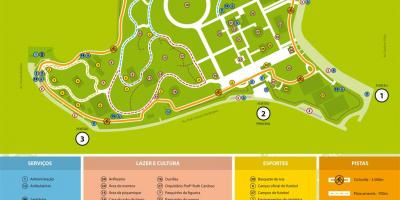 Mapa parku Villa-lobos
