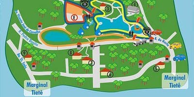 Mapa-zauważyła park Alberto - kwiatowy ogród