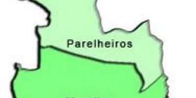 Mapa супрефектур Parelheiros